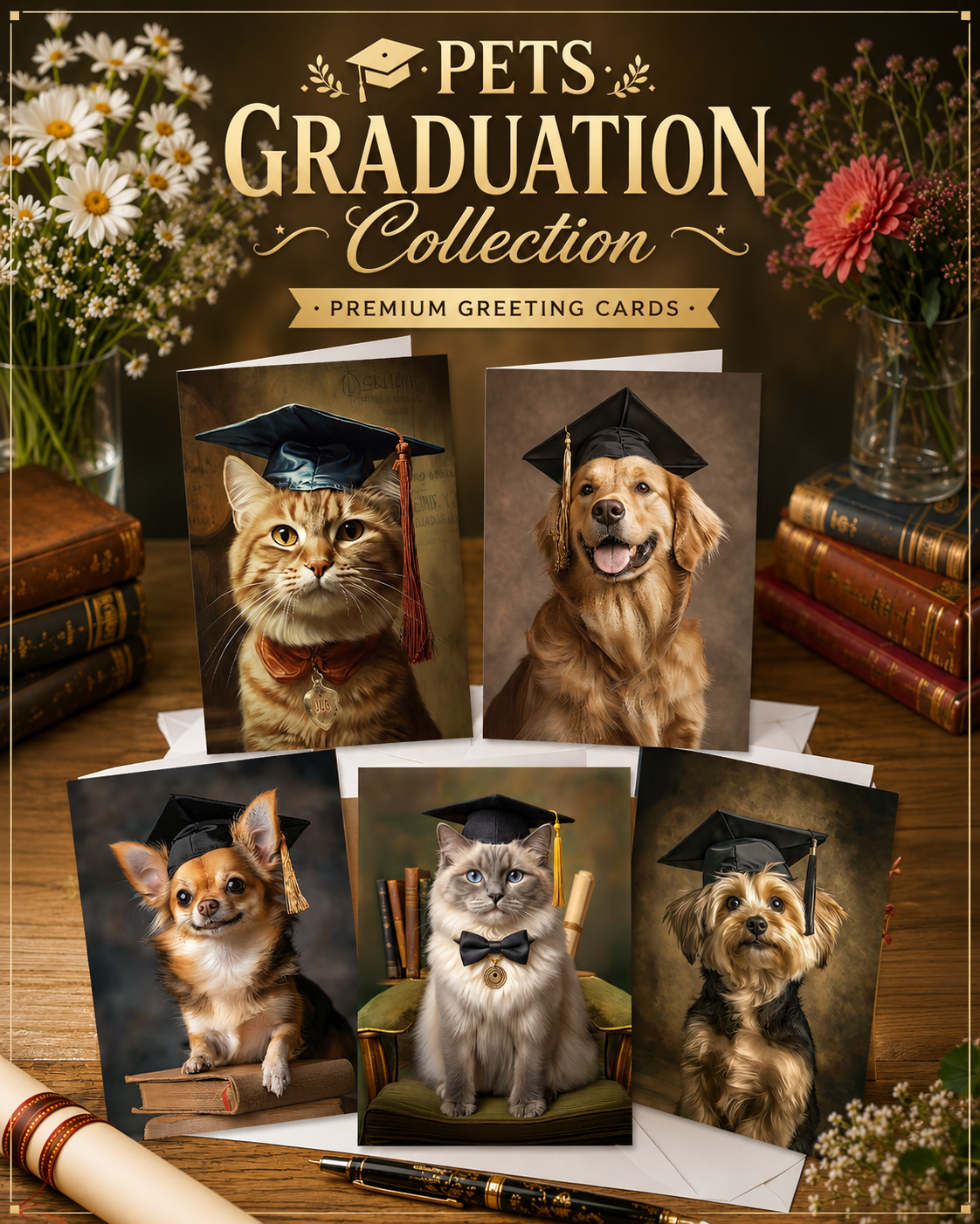 Pets Graduation Cards